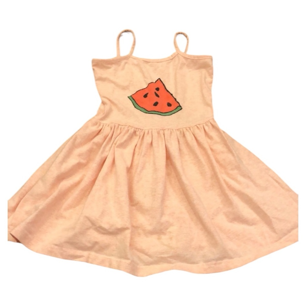 Siaomimi Peach Watermelon Dress 4T/4